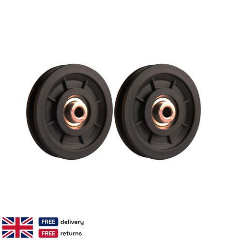 2pc 90mm gym pulley - 90mm,