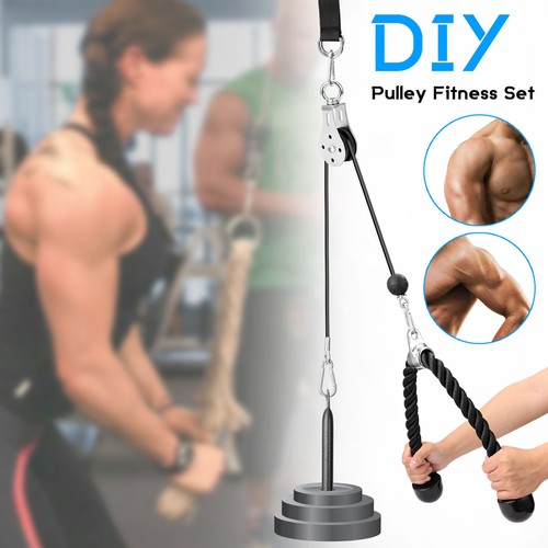 Fitness diy pulley cable - diy,