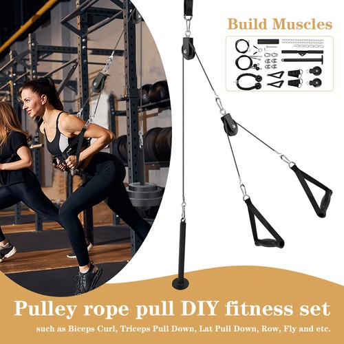 Diy pulley fitness system - diy,