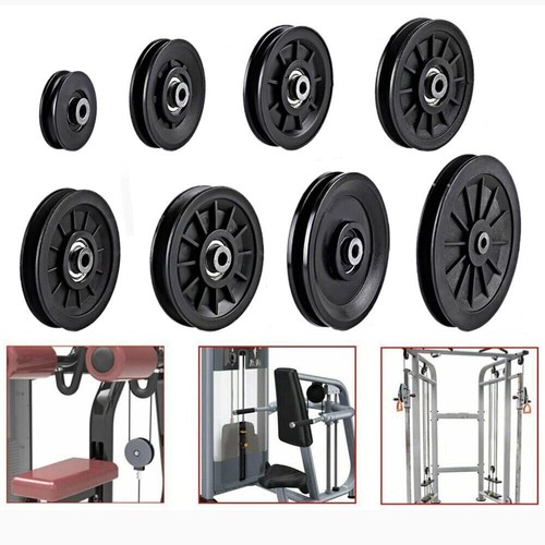 Black nylon pulley cable - black,