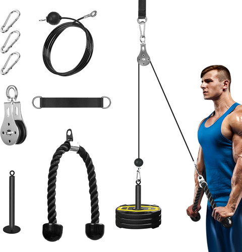 Cable pulley system - pulley, gym