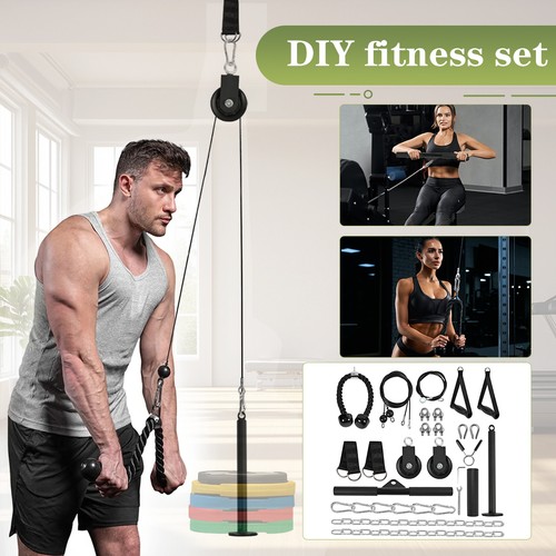 Gym diy pulley - cable, machine
