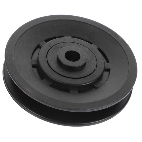 Black gym pulley wheel - black,